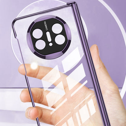 For Huawei Mate X5 GKK Integrated Magnetic Folding Phantom Privacy Phone Case(Purple) by GKK