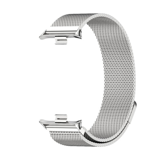For Xiaomi Smart Band 9 Pro / 8 Pro Mijobs Milan Magnetic Stainless Steel Watch Band(Silver) by MIJOBS