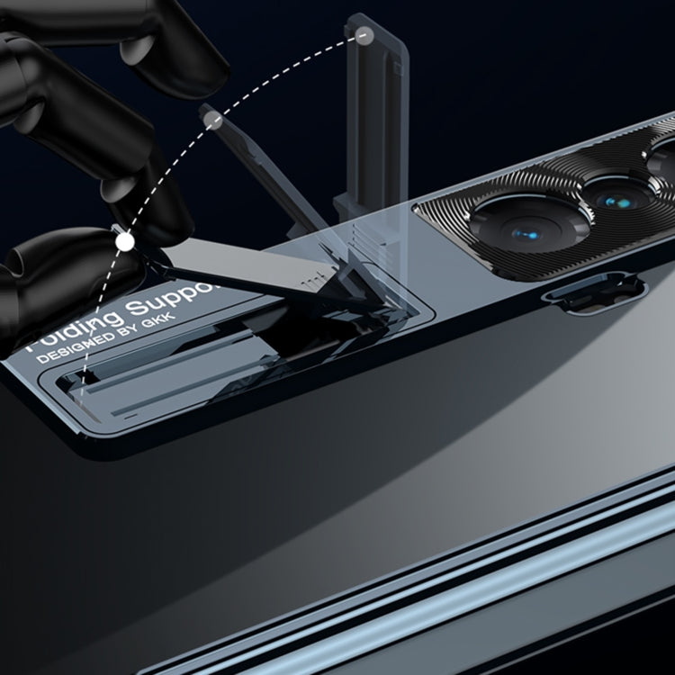 For Honor Magic VS GKK Integrated Magnetic Fold Hinge Shockproof Phone Case(Black) by GKK