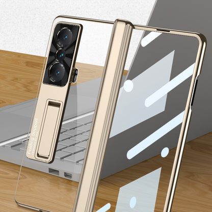 For Honor Magic VS GKK Integrated Magnetic Fold Hinge Shockproof Phone Case(Green) by GKK