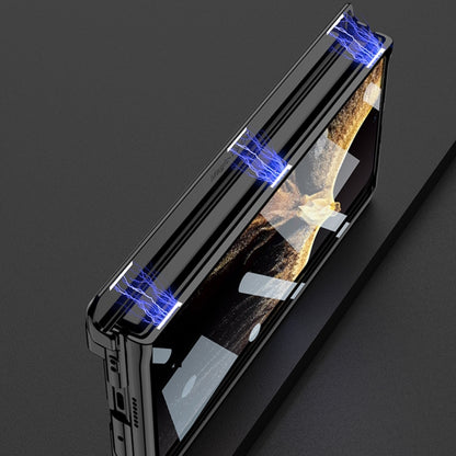 For Honor Magic VS GKK Integrated Magnetic Fold Hinge Shockproof Phone Case(Green) by GKK