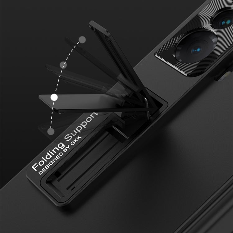 For Honor Magic VS GKK Integrated Magnetic Folding Hinge All-inclusive Phone Case(Black) by GKK