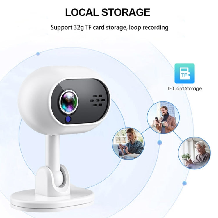 A4 1080P HD WiFi Smart Surveillance Camera Support Two-way Voice & Infrared Night Vision by bashfashion