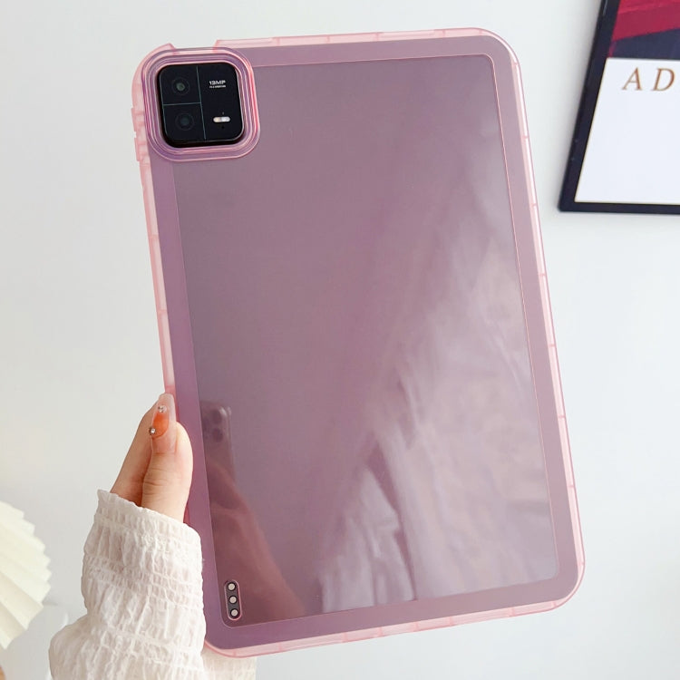 For Xiaomi Pad 6 / 6 Pro Jelly Color Translucent TPU Tablet Case(Pink) by bashfashion