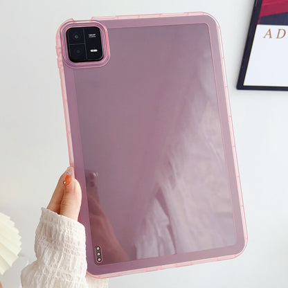 For Xiaomi Pad 6 / 6 Pro Jelly Color Translucent TPU Tablet Case(Pink) by bashfashion