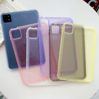 For Xiaomi Pad 6 / 6 Pro Jelly Color Translucent TPU Tablet Case(Pink) by bashfashion