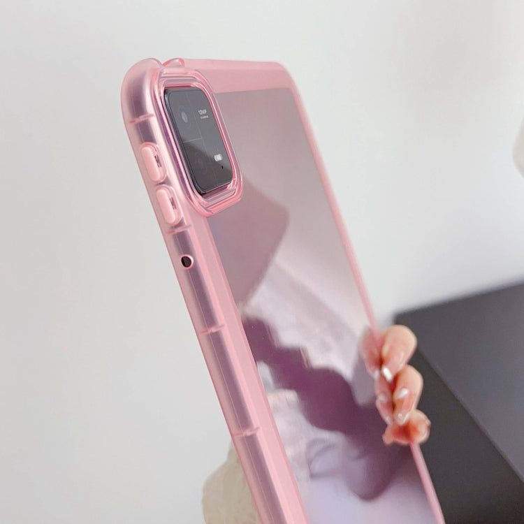 For Xiaomi Pad 6 / 6 Pro Jelly Color Translucent TPU Tablet Case(Pink) by bashfashion
