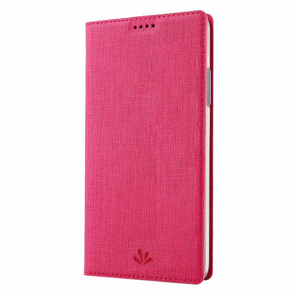 For Google Pixel 4a ViLi Magnetic Suction Shockproof TPU + PU Horizontal Flip Protective Case with Card Slot & Holder(Rose Red) by ViLi