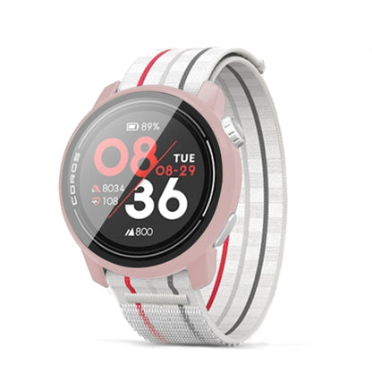 For COROS Pace 3 PC + Tempered Film Integrated Watch Protective Case(Pink) by bashfashion