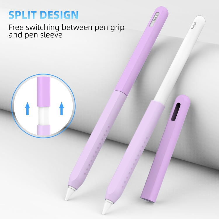 For Apple Pencil 2 / Pro DUX DUCIS Detachable Gradient Colorful Stylus Case(Gradient Purple) by DUX DUCIS