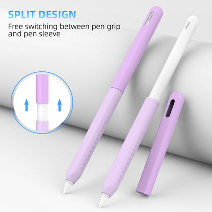 For Apple Pencil 2 / Pro DUX DUCIS Detachable Gradient Colorful Stylus Case(Gradient Purple) by DUX DUCIS