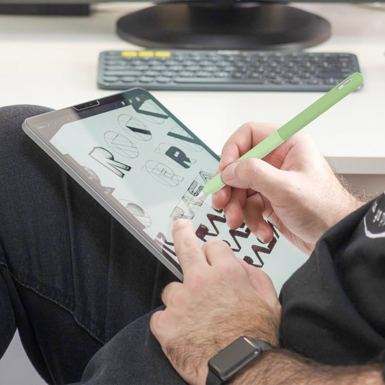 For Apple Pencil 2 / Pro DUX DUCIS Detachable Gradient Colorful Stylus Case(Gradient Green) by DUX DUCIS