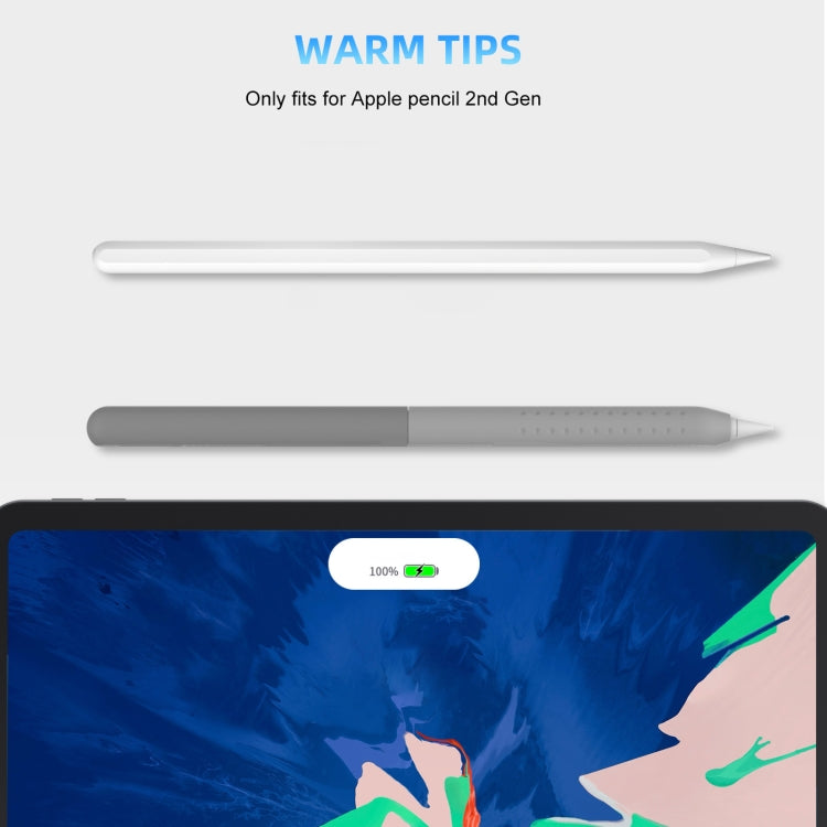 For Apple Pencil 2 / Pro DUX DUCIS Detachable Gradient Colorful Stylus Case(Gradient Grey) by DUX DUCIS