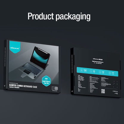 For Samsung Galaxy Tab S9+ / S9+ 5G Nillkin Backlit Version Bumper Combo Keyboard Case by NILLKIN