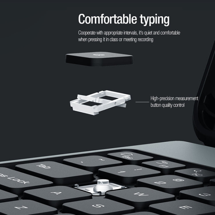 For Samsung Galaxy Tab S9+ / S9+ 5G Nillkin Backlit Version Bumper Combo Keyboard Case by NILLKIN