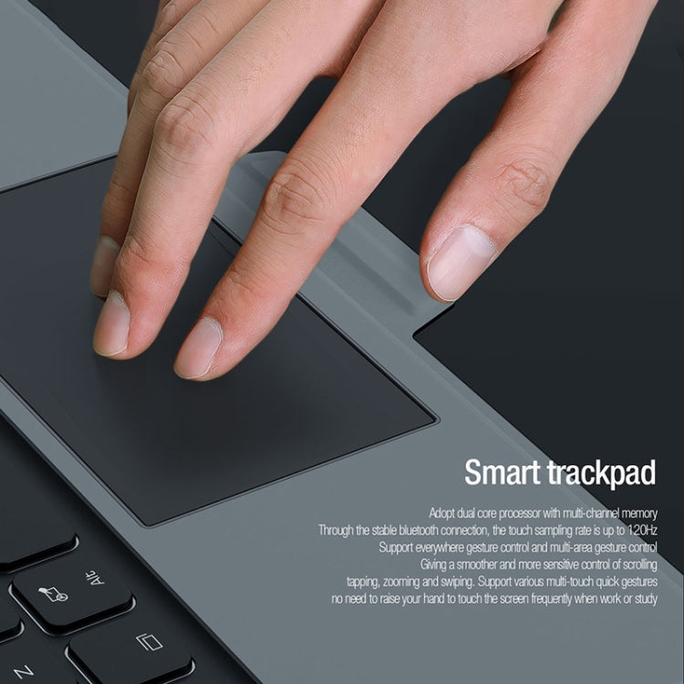 For Samsung Galaxy Tab S9+ / S9+ 5G Nillkin Backlit Version Bumper Combo Keyboard Case by NILLKIN