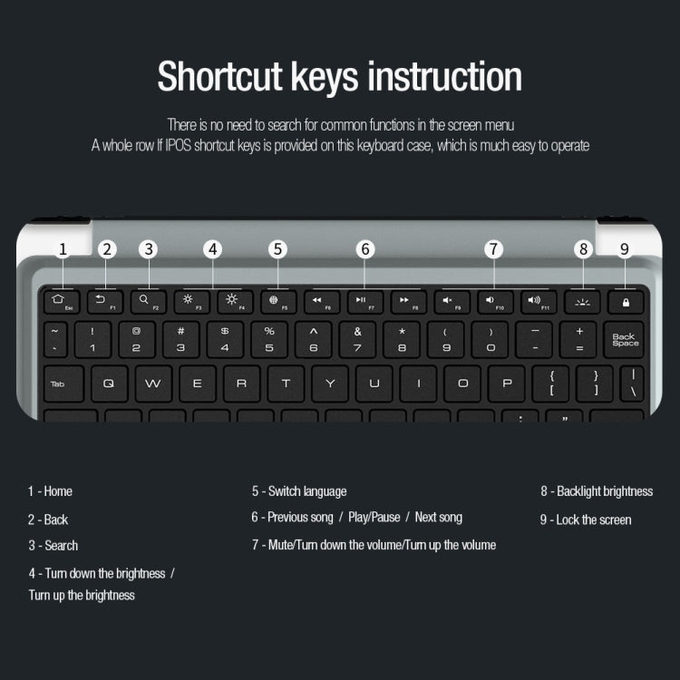 For Samsung Galaxy Tab S9 / S9 5G Nillkin Backlit Version Bumper Combo Keyboard Case by NILLKIN