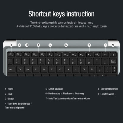 For Samsung Galaxy Tab S9 / S9 5G Nillkin Backlit Version Bumper Combo Keyboard Case by NILLKIN