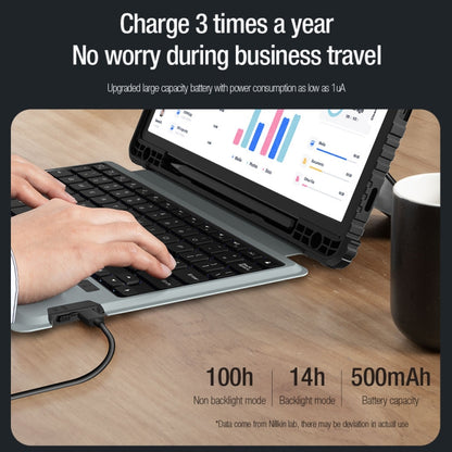 For Samsung Galaxy Tab S9 / S9 5G Nillkin Backlit Version Bumper Combo Keyboard Case by NILLKIN