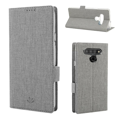 For LG Stylo 6 ViLi Side Button Magnetic Suction Type Shockproof TPU + PU Horizontal Flip Protective Case with Card Slot & Holder & Wallet(Grey) by ViLi