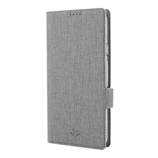 For LG Stylo 6 ViLi Side Button Magnetic Suction Type Shockproof TPU + PU Horizontal Flip Protective Case with Card Slot & Holder & Wallet(Grey) by ViLi