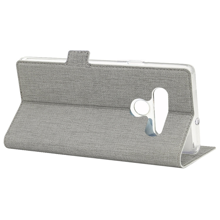 For LG Stylo 6 ViLi Side Button Magnetic Suction Type Shockproof TPU + PU Horizontal Flip Protective Case with Card Slot & Holder & Wallet(Grey) by ViLi