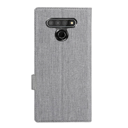 For LG Stylo 6 ViLi Side Button Magnetic Suction Type Shockproof TPU + PU Horizontal Flip Protective Case with Card Slot & Holder & Wallet(Grey) by ViLi
