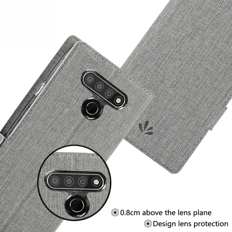 For LG Stylo 6 ViLi Side Button Magnetic Suction Type Shockproof TPU + PU Horizontal Flip Protective Case with Card Slot & Holder & Wallet(Grey) by ViLi