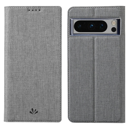 For Google Pixel 8 Pro ViLi DMX Series TPU + PU Leather Magnetic Phone Case(Grey) by ViLi