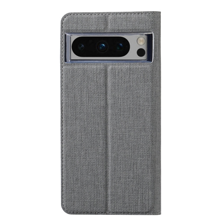 For Google Pixel 8 Pro ViLi DMX Series TPU + PU Leather Magnetic Phone Case(Grey) by ViLi