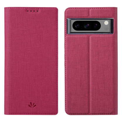 For Google Pixel 8 Pro ViLi DMX Series TPU + PU Leather Magnetic Phone Case(Rose Red) by ViLi