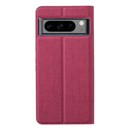 For Google Pixel 8 Pro ViLi DMX Series TPU + PU Leather Magnetic Phone Case(Rose Red) by ViLi
