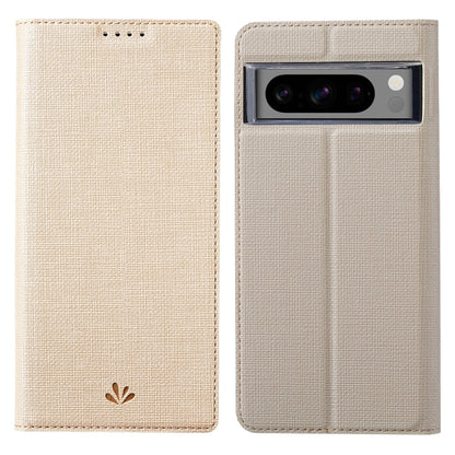 For Google Pixel 8 Pro ViLi DMX Series TPU + PU Leather Magnetic Phone Case(Gold) by ViLi