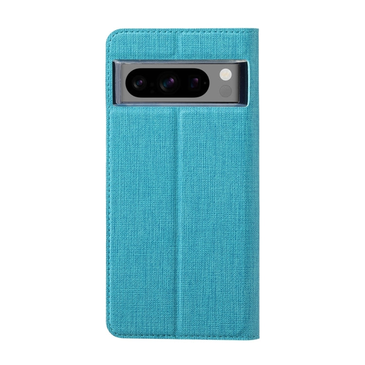 For Google Pixel 8 Pro ViLi DMX Series TPU + PU Leather Magnetic Phone Case(Blue) by ViLi