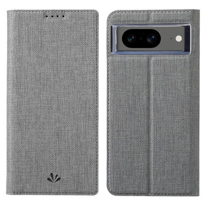 For Google Pixel 8 ViLi DMX Series TPU + PU Leather Magnetic Phone Case(Grey) by ViLi