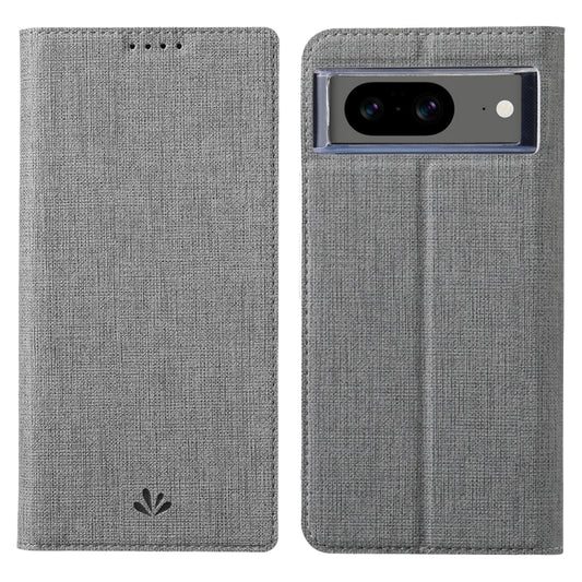 For Google Pixel 8 ViLi DMX Series TPU + PU Leather Magnetic Phone Case(Grey) by ViLi