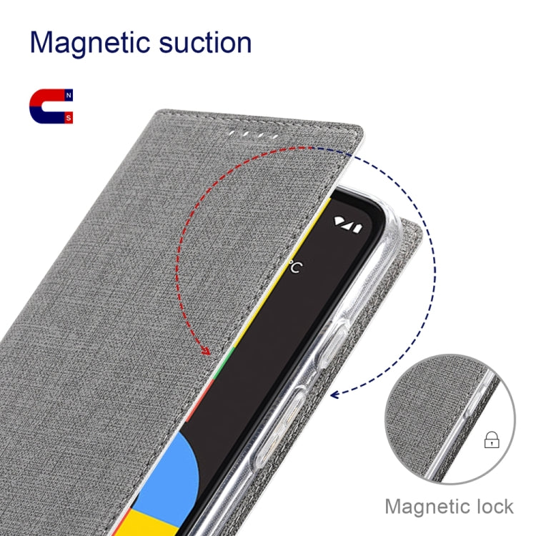 For Google Pixel 8 ViLi DMX Series TPU + PU Leather Magnetic Phone Case(Grey) by ViLi