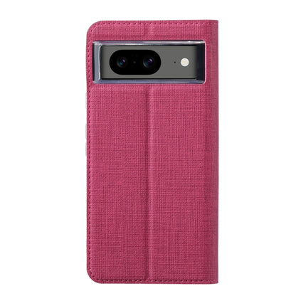 For Google Pixel 8 ViLi DMX Series TPU + PU Leather Magnetic Phone Case(Rose Red) by ViLi