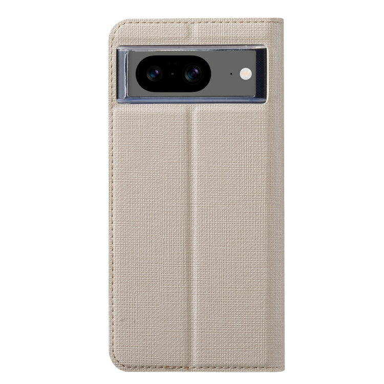 For Google Pixel 8 ViLi DMX Series TPU + PU Leather Magnetic Phone Case(Gold) by ViLi