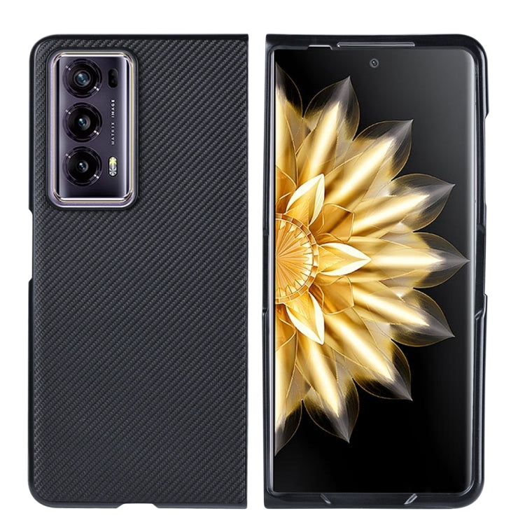 For Honor Magic V2 ViLi TC Series Kevlar Carbon Fiber Texture Phone Case(Black) by ViLi