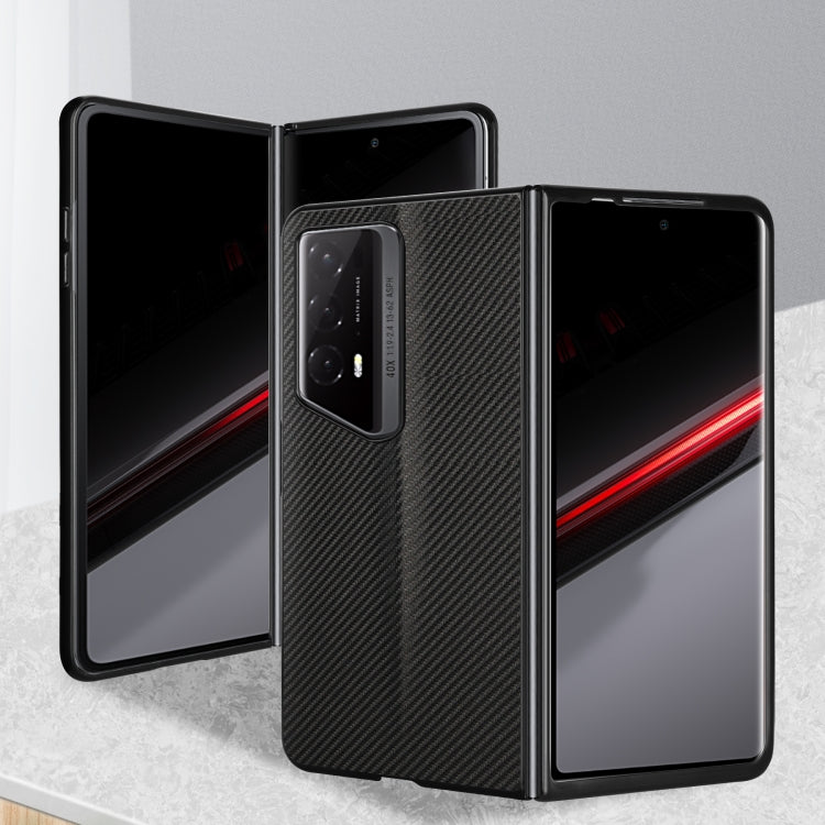 For Honor Magic V2 RSR Porsche Design ViLi TC Series Kevlar Carbon Fiber Texture Phone Case(Black) by ViLi