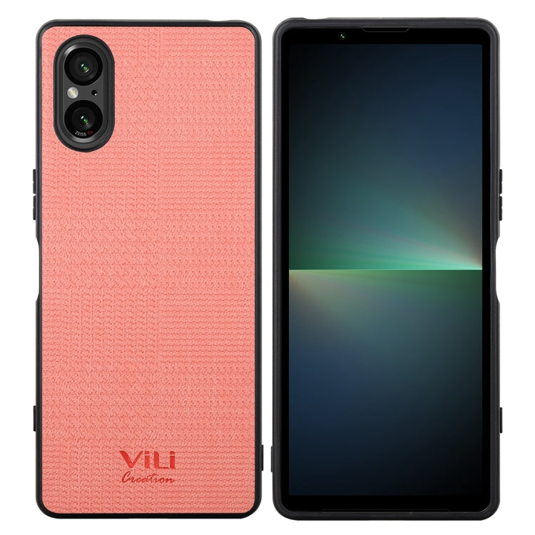 For Sony Xperia 5 V ViLi TH Series Shockproof Phone Case(Pink) by ViLi
