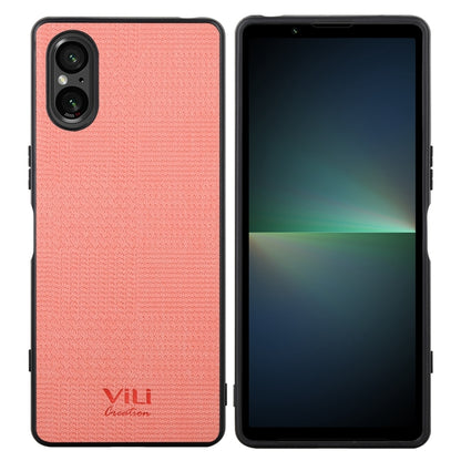 For Sony Xperia 5 V ViLi TH Series Shockproof Phone Case(Pink) by ViLi