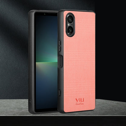 For Sony Xperia 5 V ViLi TH Series Shockproof Phone Case(Pink) by ViLi