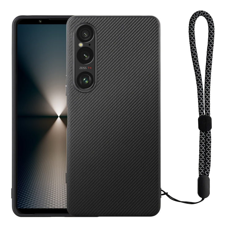 For Sony Xperia 1 VI ViLi TC Series Kevlar Carbon Fiber Texture Phone Case(Black) by ViLi