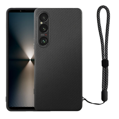 For Sony Xperia 1 VI ViLi TC Series Kevlar Carbon Fiber Texture Phone Case(Black) by ViLi
