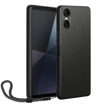 For Sony Xperia 10 VI ViLi TC Series Kevlar Carbon Fiber Texture Phone Case(Black) by ViLi