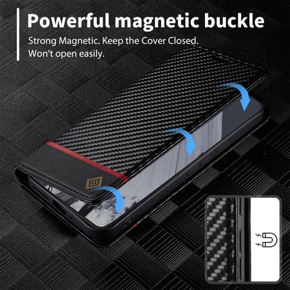 For Google Pixel 9 Pro LC.IMEEKE Carbon Fiber Leather Phone Case(Horizontal Black) by LC.IMEEKE