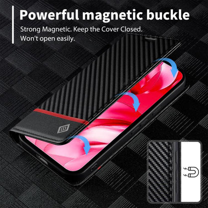 For Google Pixel 9a LC.IMEEKE Carbon Fiber Leather Phone Case(Horizontal Black) by LC.IMEEKE