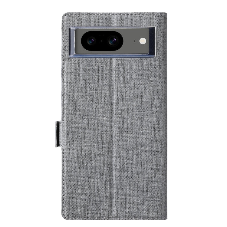 For Google Pixel 8 ViLi K Series Shockproof Magnetic Flip Leather Phone Case(Grey) by ViLi